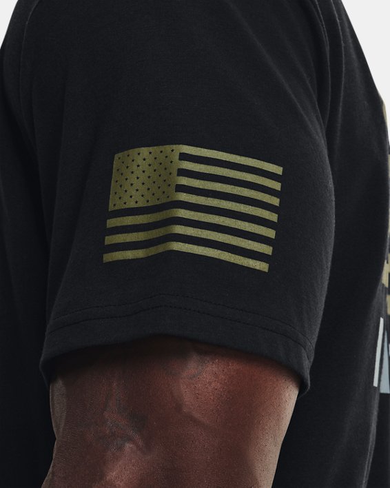 Men's UA Freedom Banner T-Shirt, Black, pdpMainDesktop image number 3